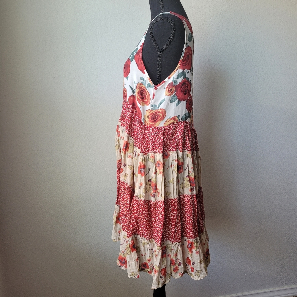 NEW Red Rose Reimagined Floral Tunic Dress - Picture 5 of 5